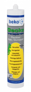 Gecko 290 ml TRANSPARENT Kleb-/Dichtstoff