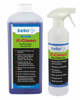 SET: 1 x X-Clean Kraftreiniger, 1 x Sprühflasche 500 ml leer