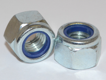 D982: 6ktmuttern m. Klemmteil - M8