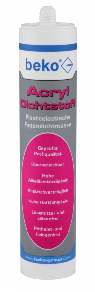 Acryl-Dichstoff 310 ml braun