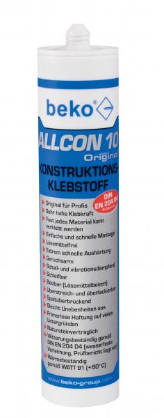 Allcon 10 Konstruktionskleber 310 ml beige