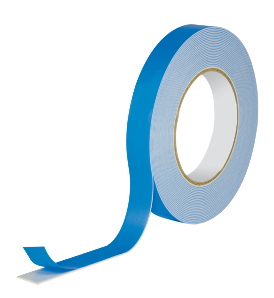 Spiegelklebeband 19 mm x 10 m, Doppelseitiges Klebeband  DE/IT/FR