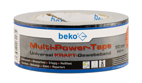 Multi-Power-Tape 50 mm x 50 m, SCHWARZ