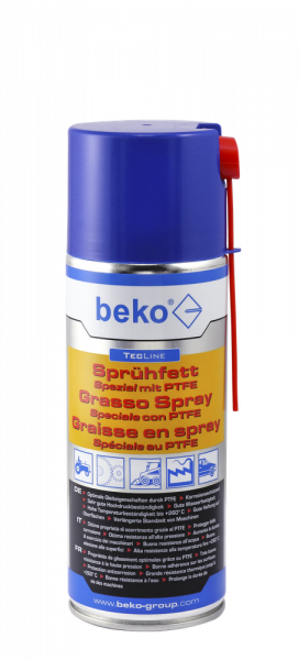 TecLine Sprühfett Spezial mit PTFE 400 ml  DE/IT/FR