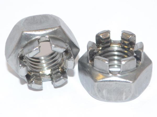 D935: Kronenmuttern, hohe Form - M16