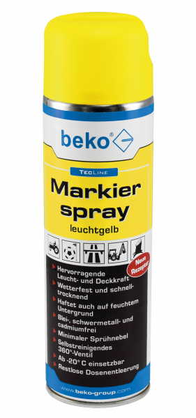 TecLine Markierspray 500 ml leuchtgelb