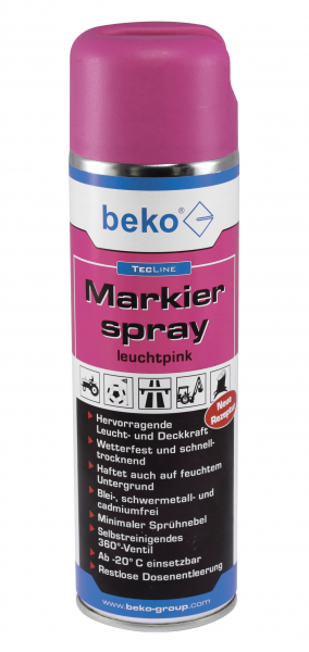 TecLine Markierspray 500 ml leuchtpink